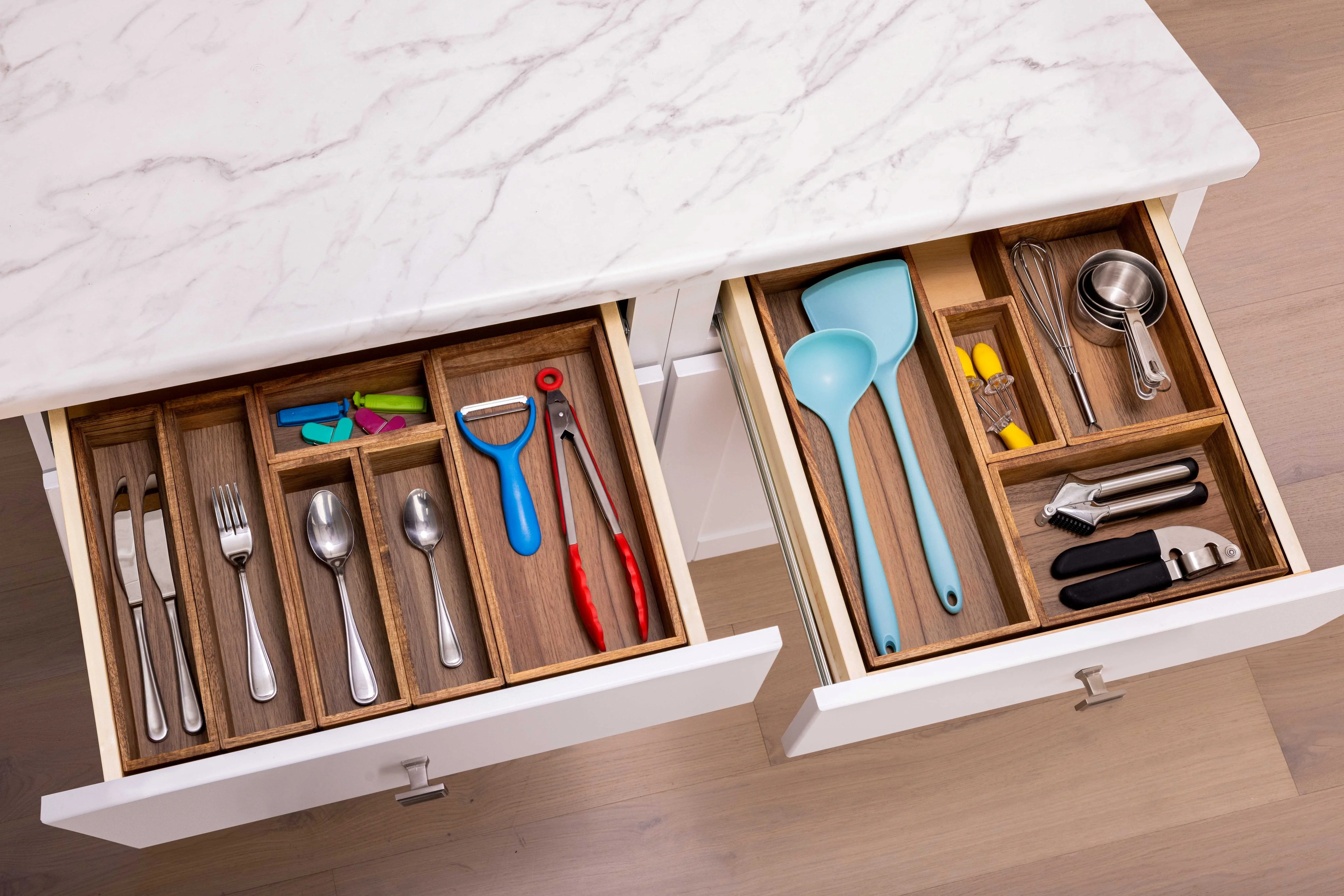 10-Piece Acacia Storage Box Set - Image 7