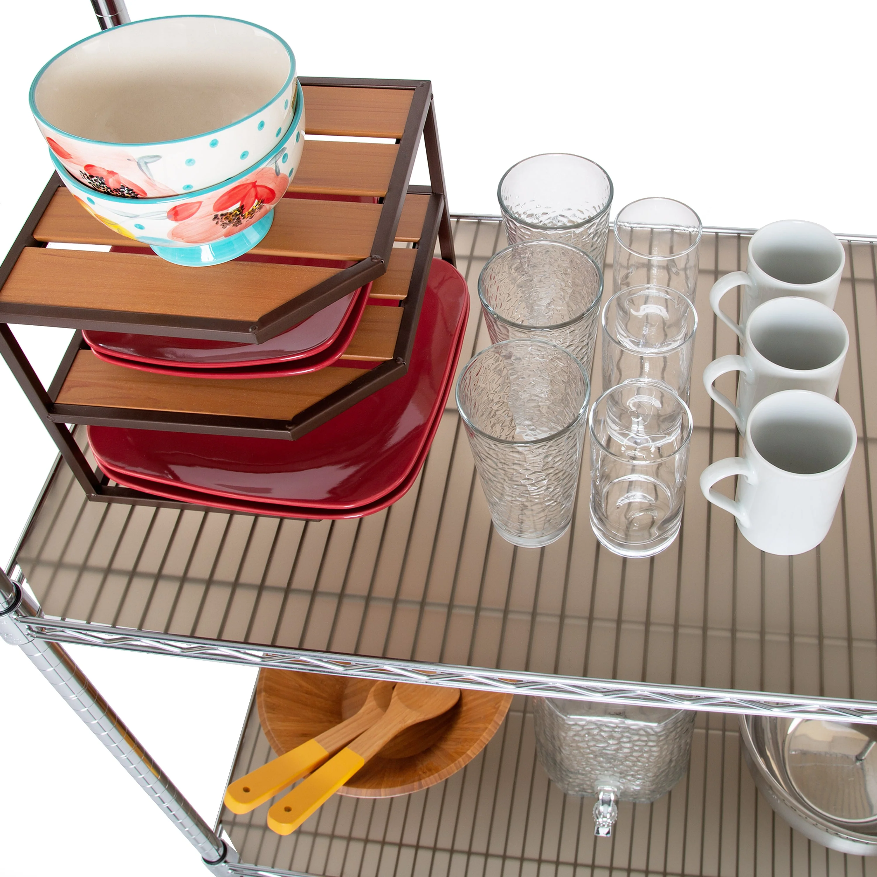 5 Fitted Shelf Liners, fits 48" W x 18" D shelves - Image 3