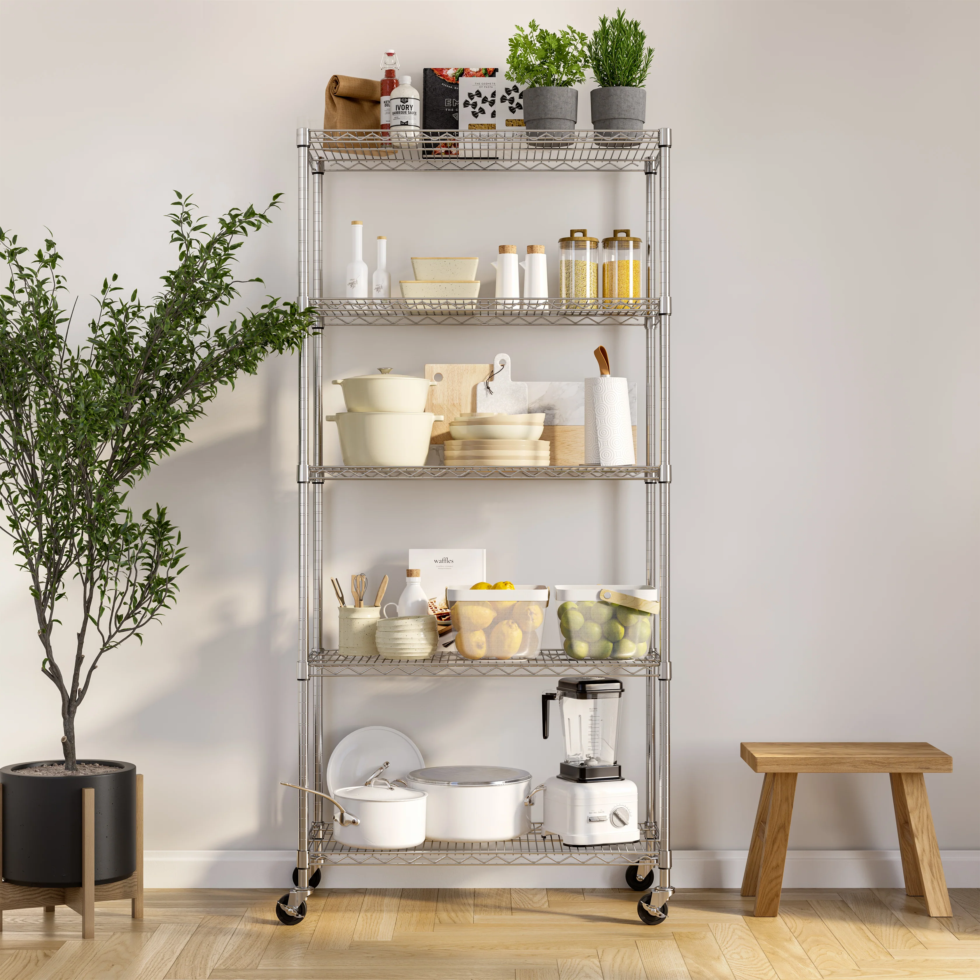 5-Tier NSF-Certified Steel Shelving - Image 2