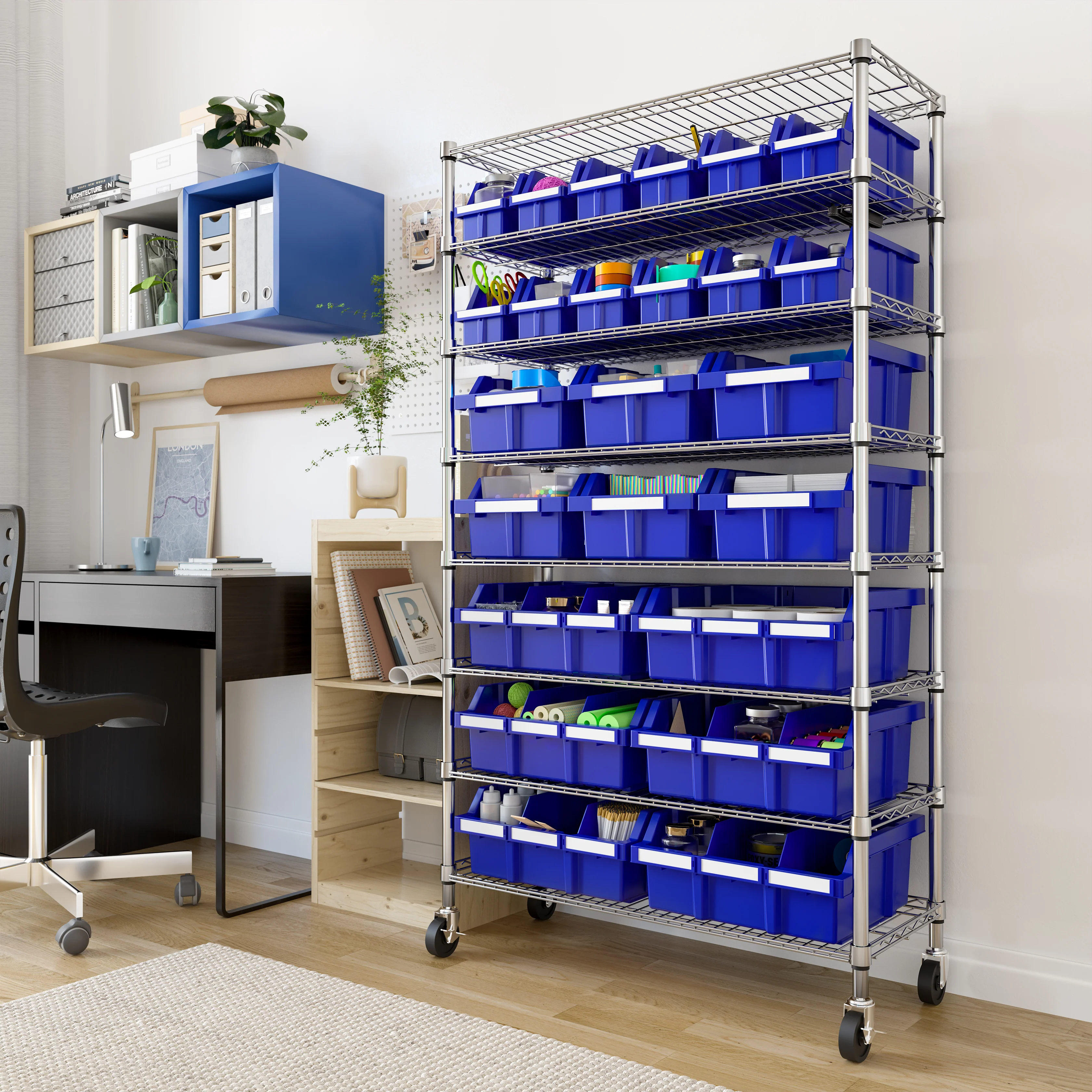 8-Tier NSF-Certified 24-Bin Rack - Image 17