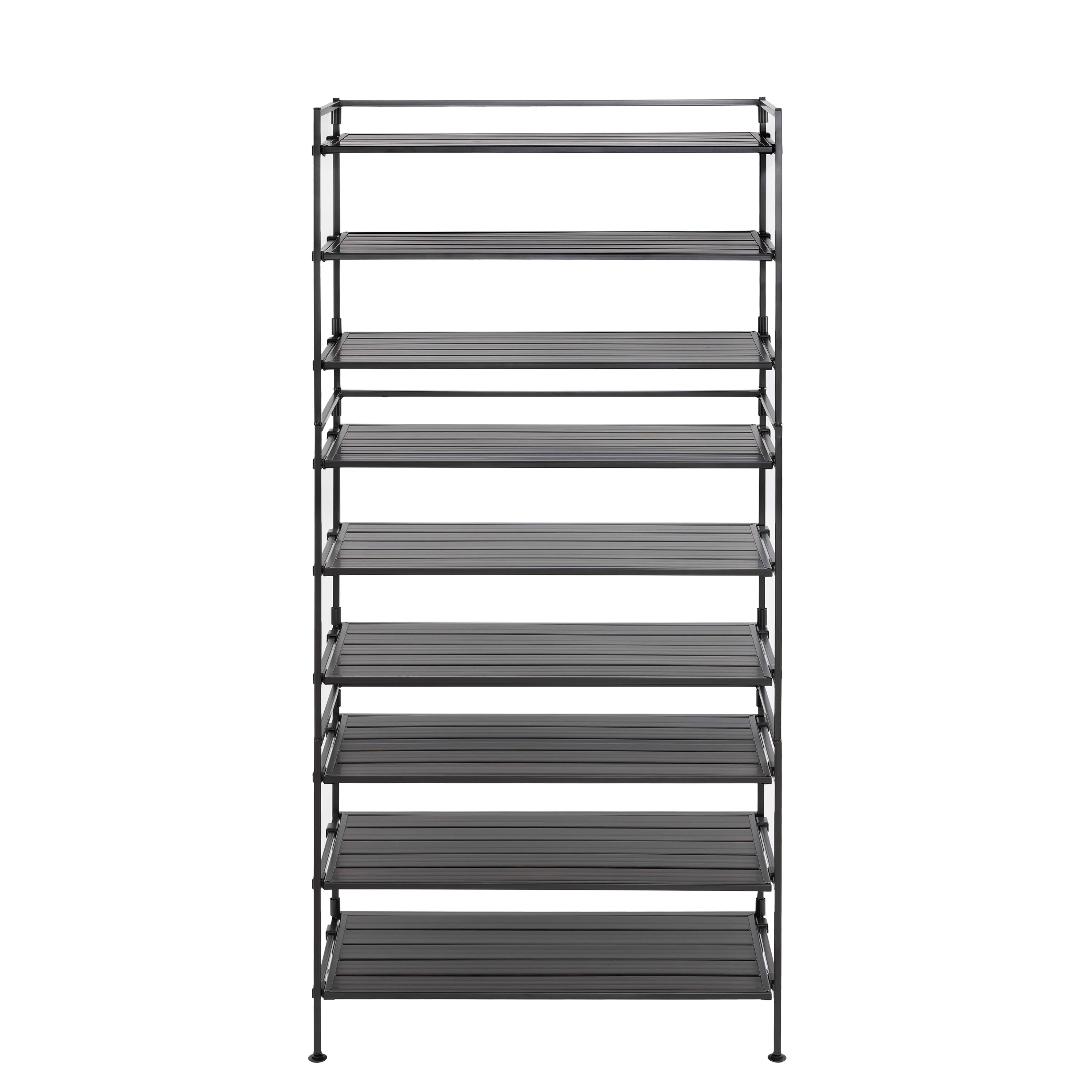 HOME 3-Tier Resin Slatted Shoe Rack - Image 13