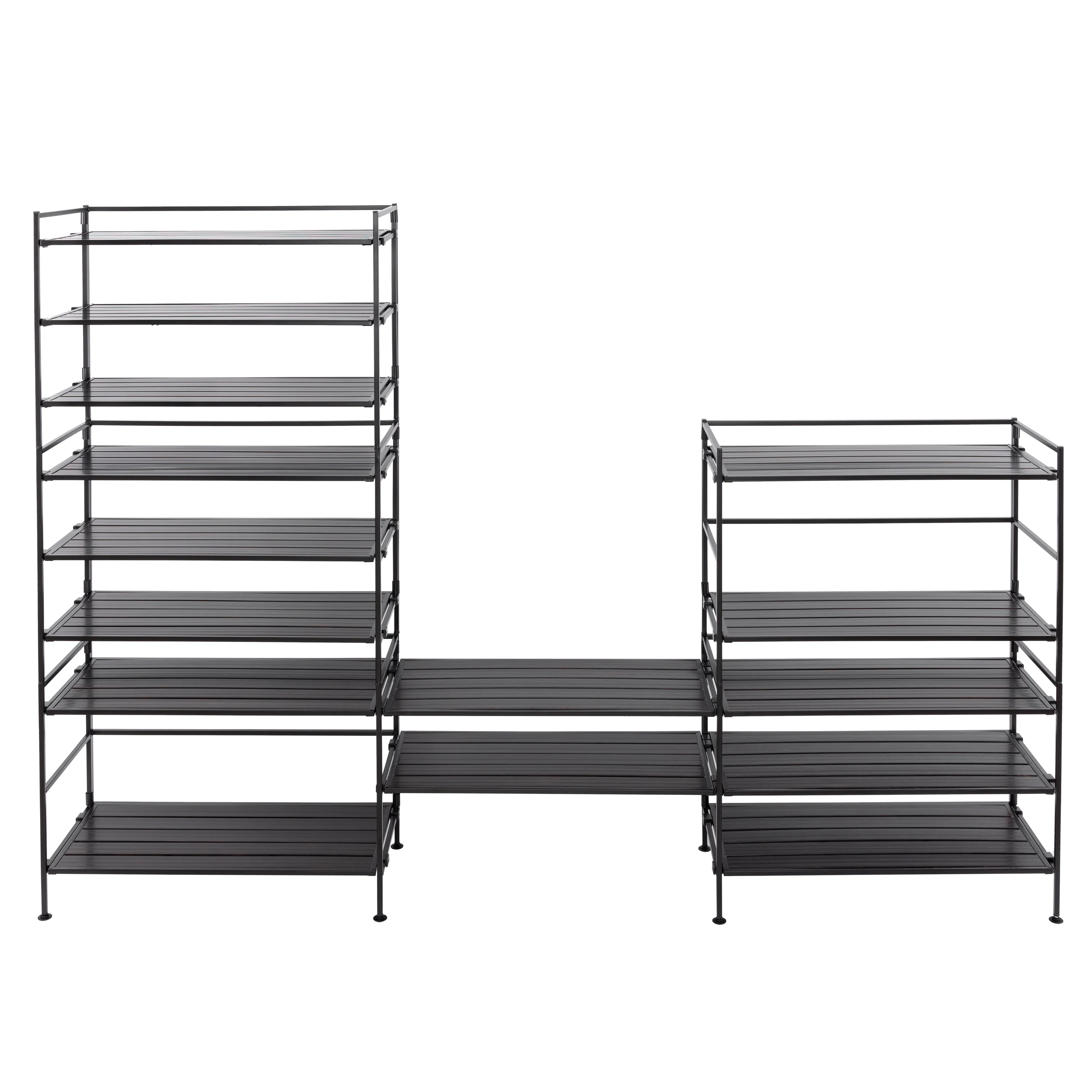 HOME 3-Tier Resin Slatted Shoe Rack - Image 23