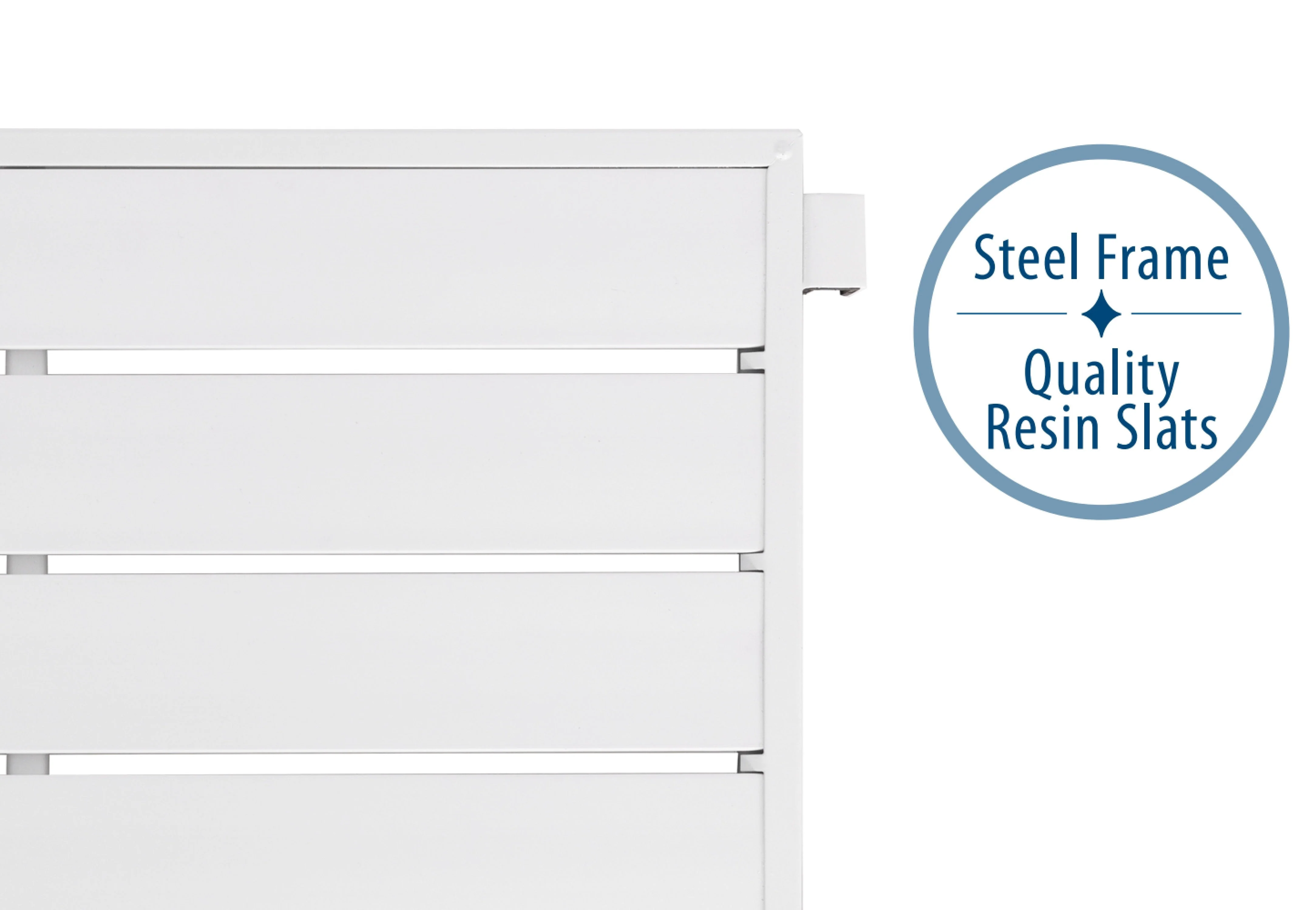 HOME 3-Tier Resin Slatted Shoe Rack - Image 5
