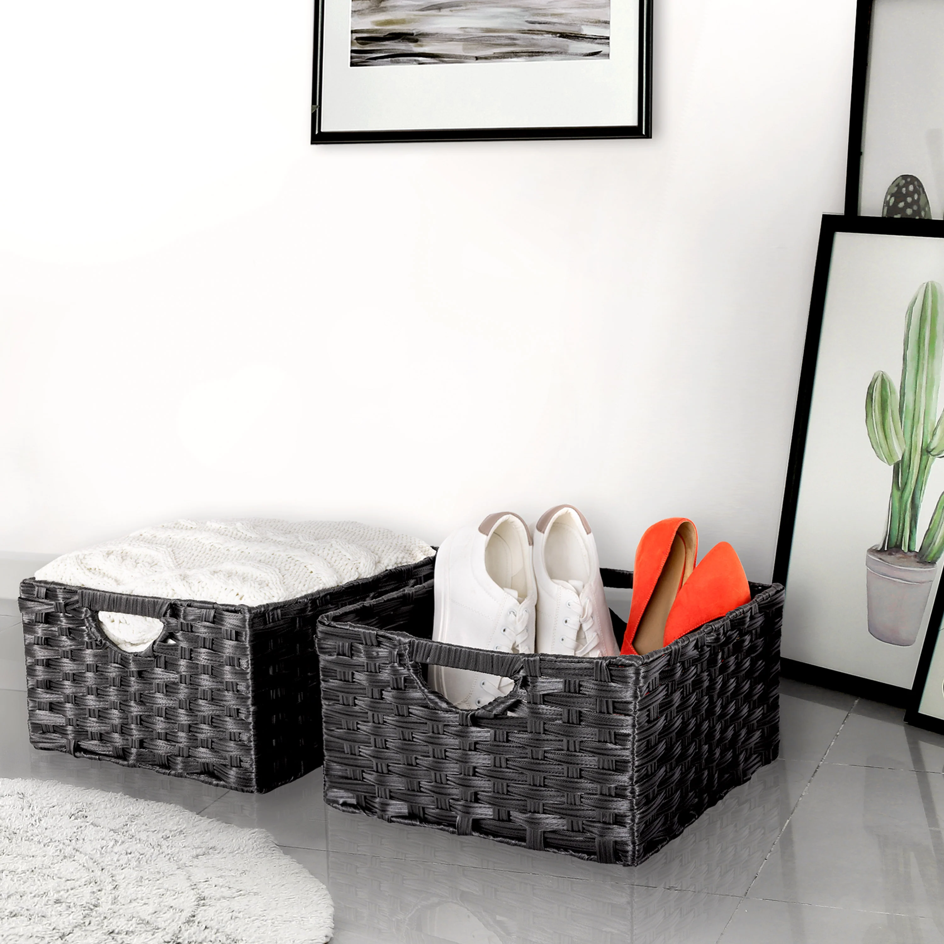 Handwoven Basket (2-Pack) - Image 9