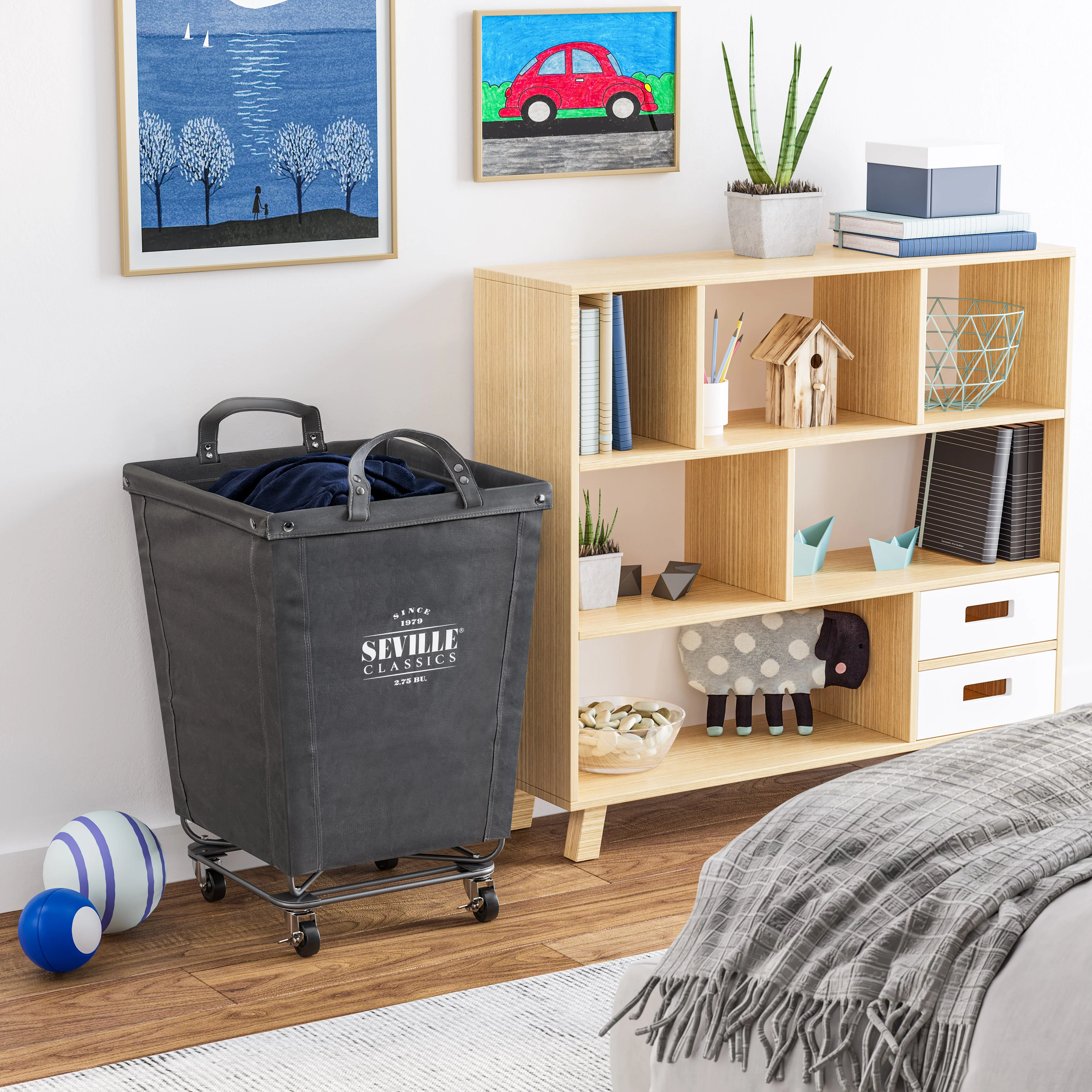Heavy-Duty Rolling Laundry Hamper - Image 20