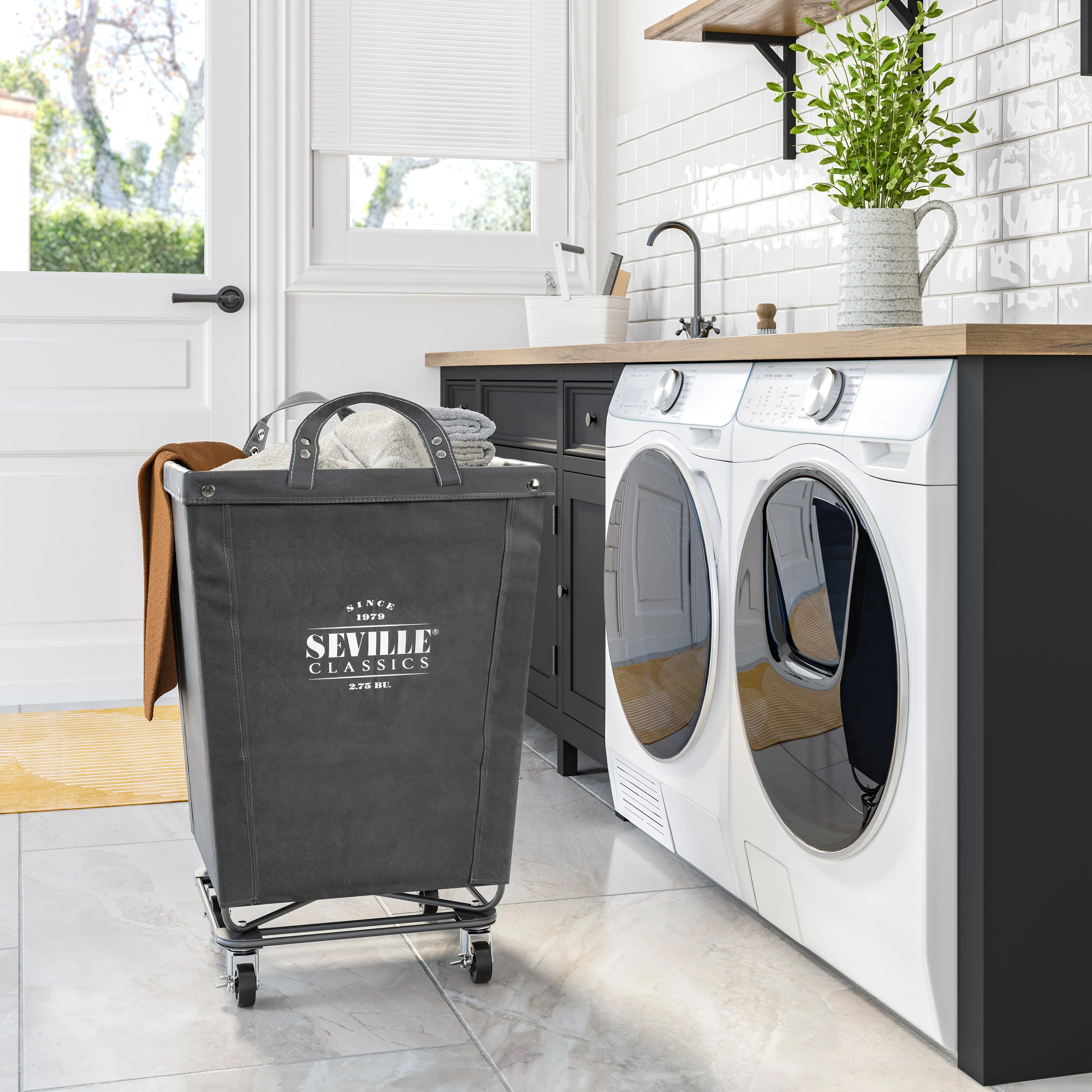 Heavy-Duty Rolling Laundry Hamper - Image 21
