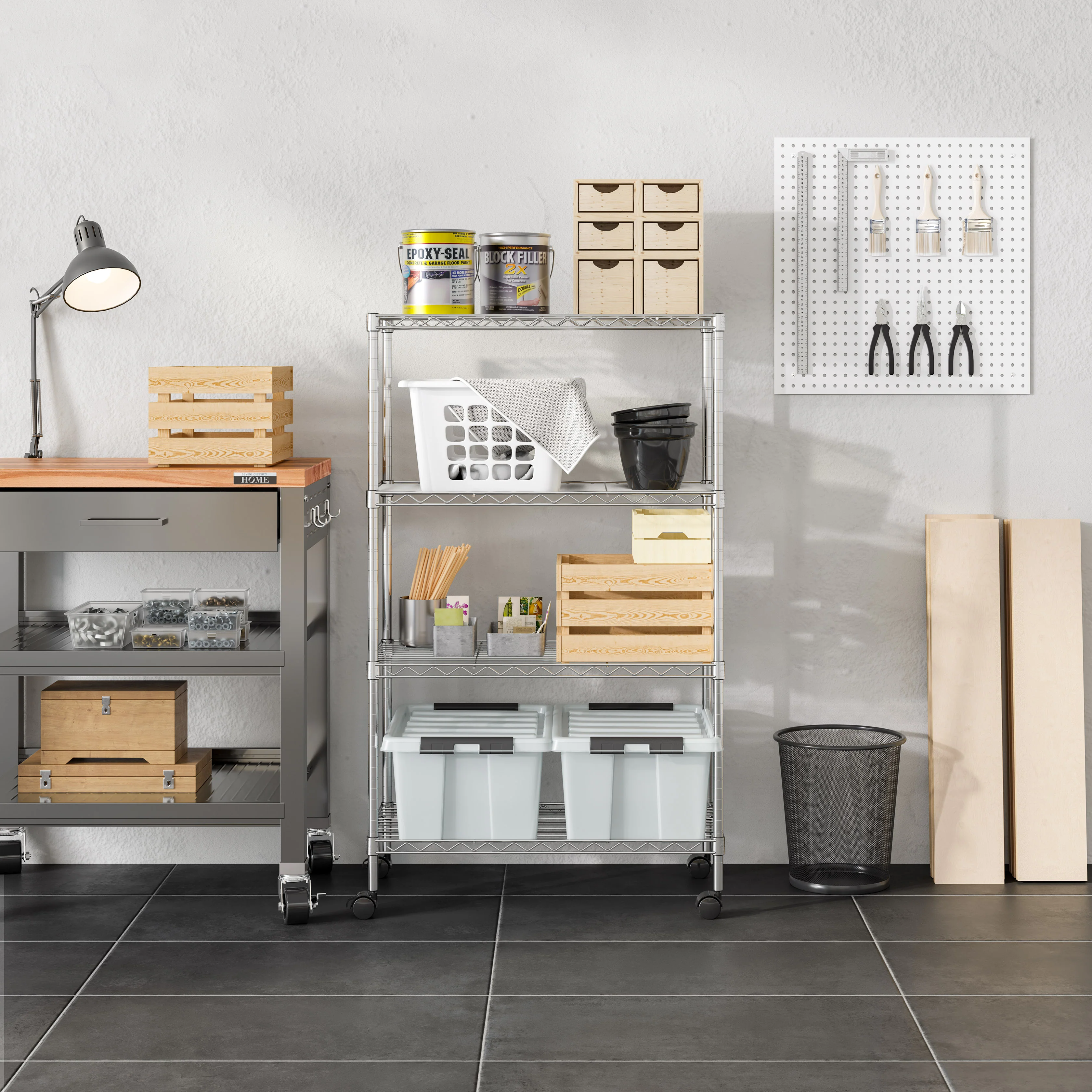 4-Tier Steel Shelving - Image 11