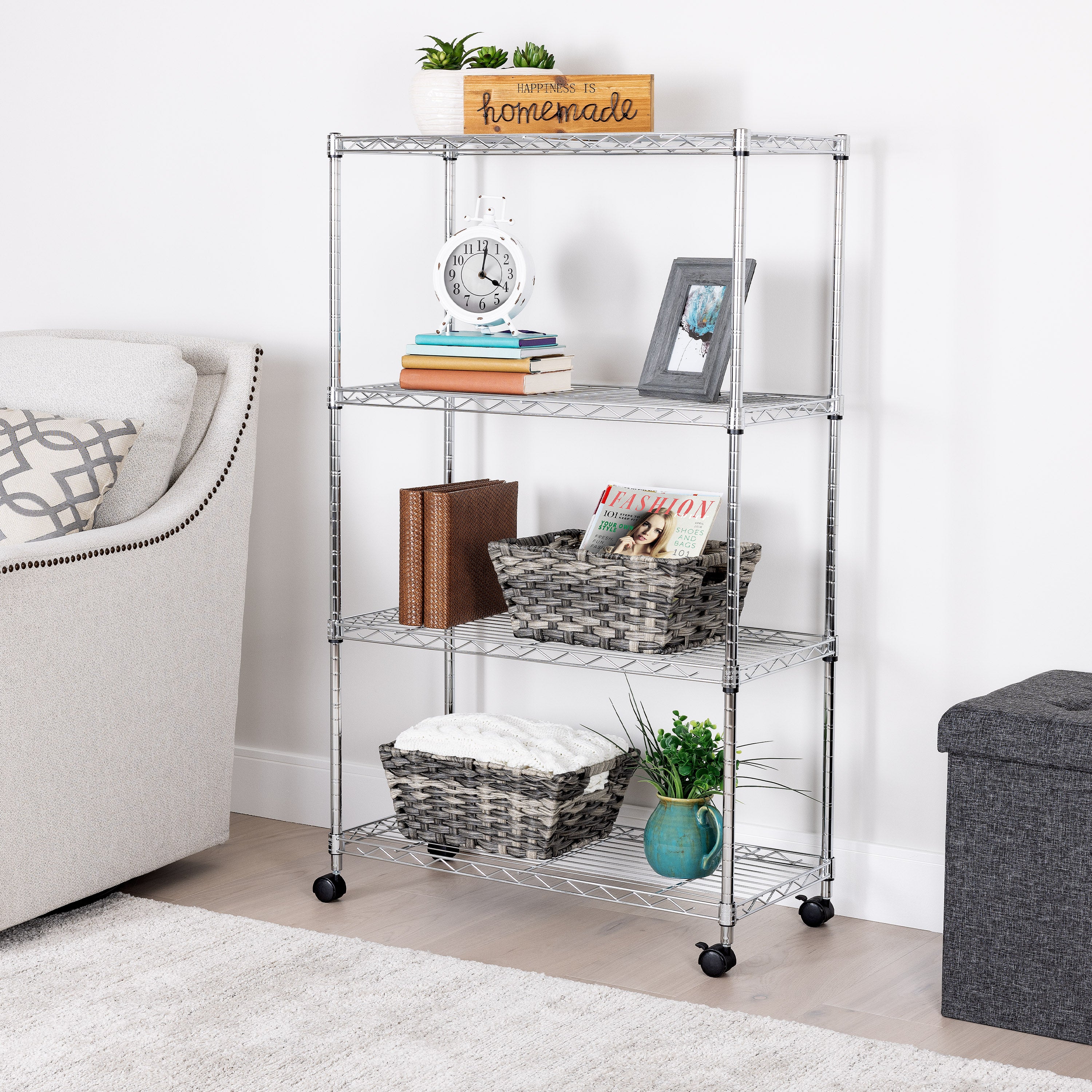 4-Tier Steel Shelving - Image 13