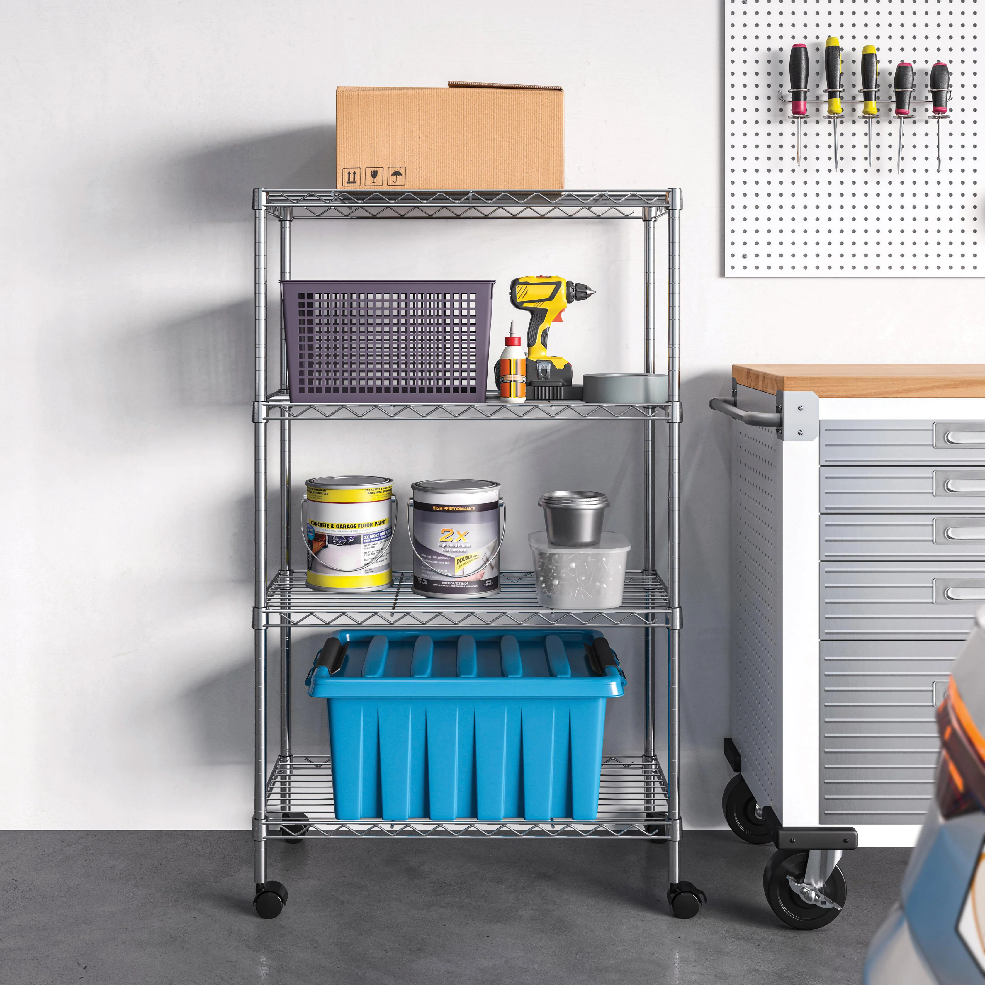 4-Tier Steel Shelving - Image 15