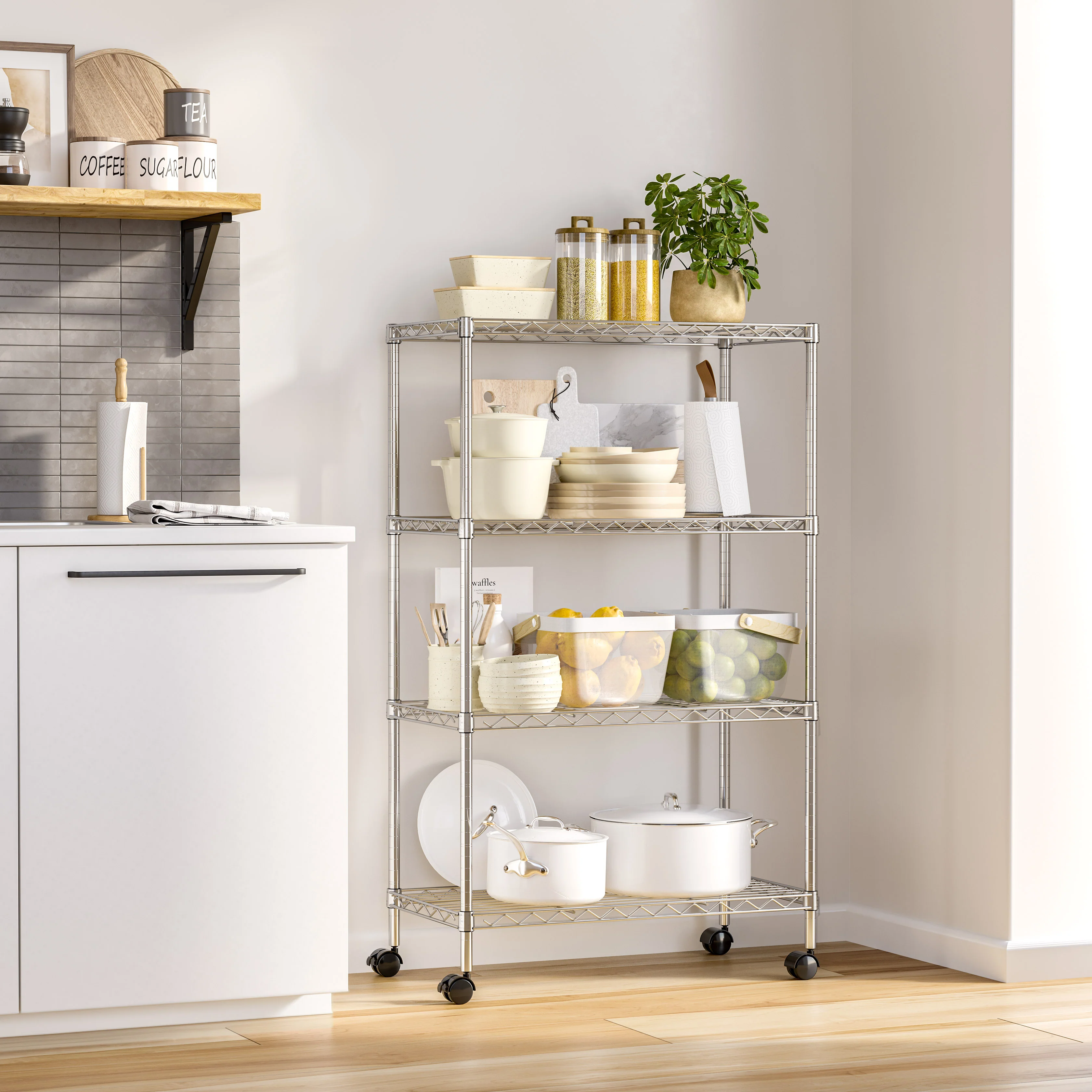 4-Tier Steel Shelving - Image 16