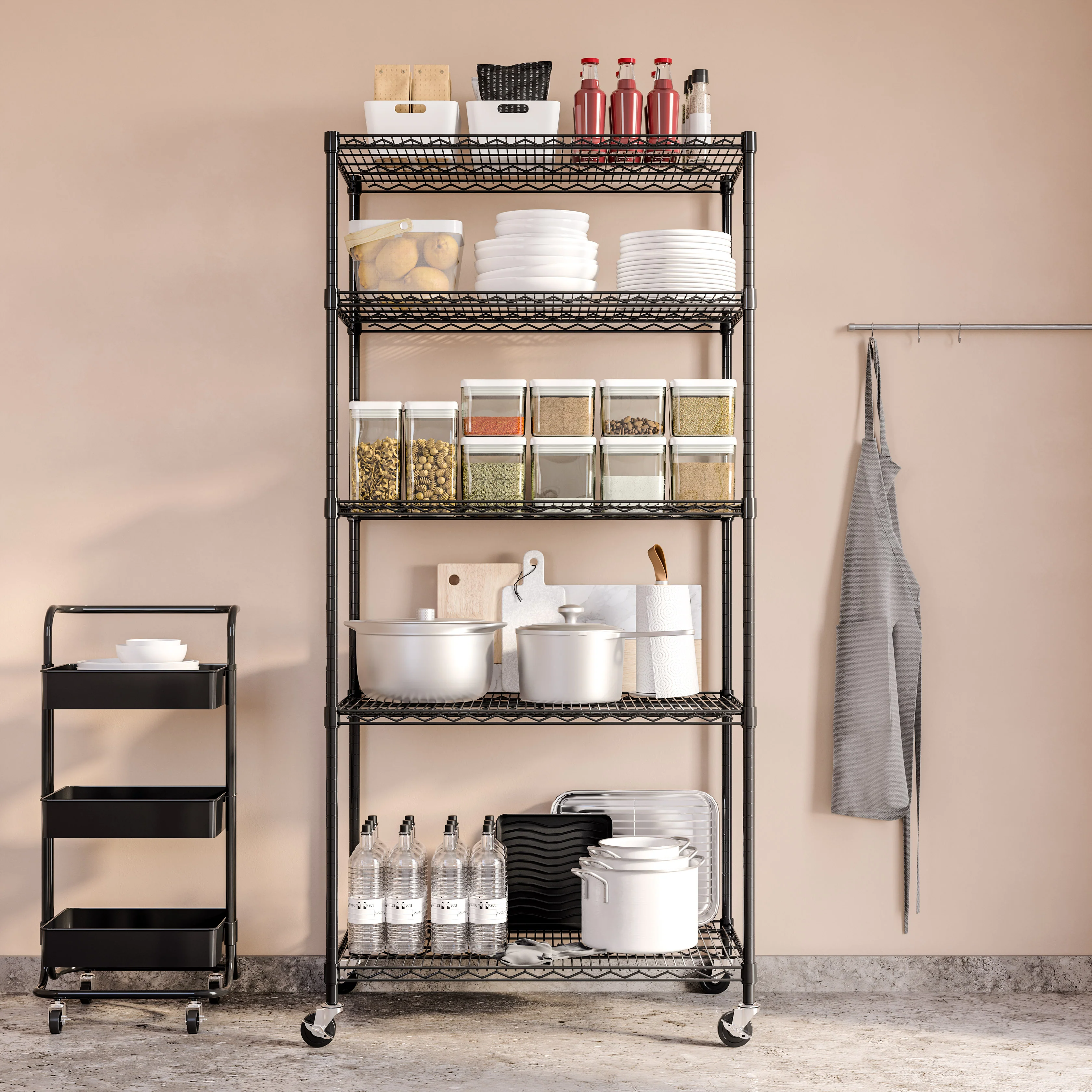 UltraDurable® 5-Tier NSF-Certified Steel Shelving - Image 15