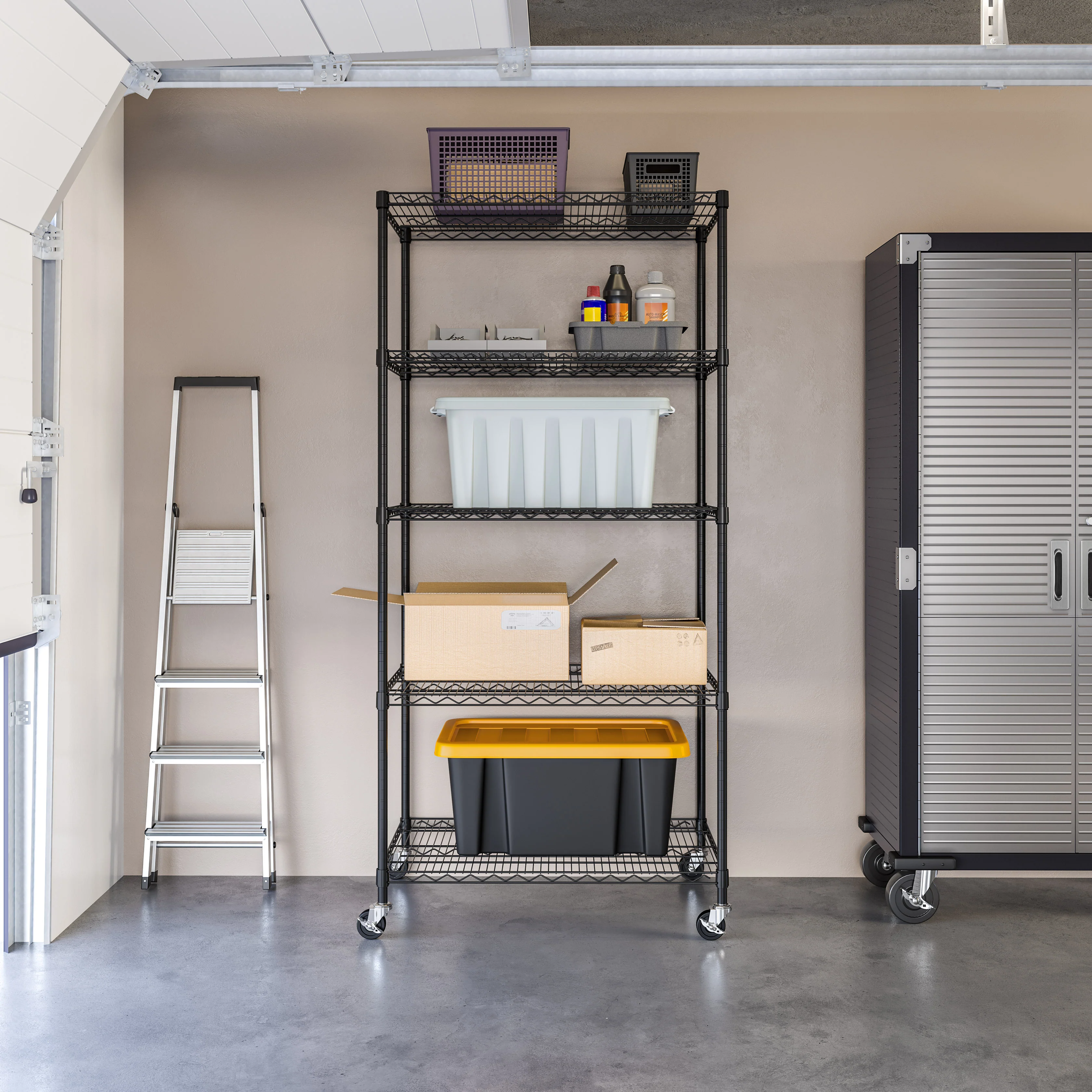 UltraDurable® 5-Tier NSF-Certified Steel Shelving - Image 16