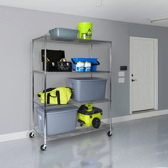 UltraDurable® 4-Tier NSF-Certified Steel Shelving - Image 11