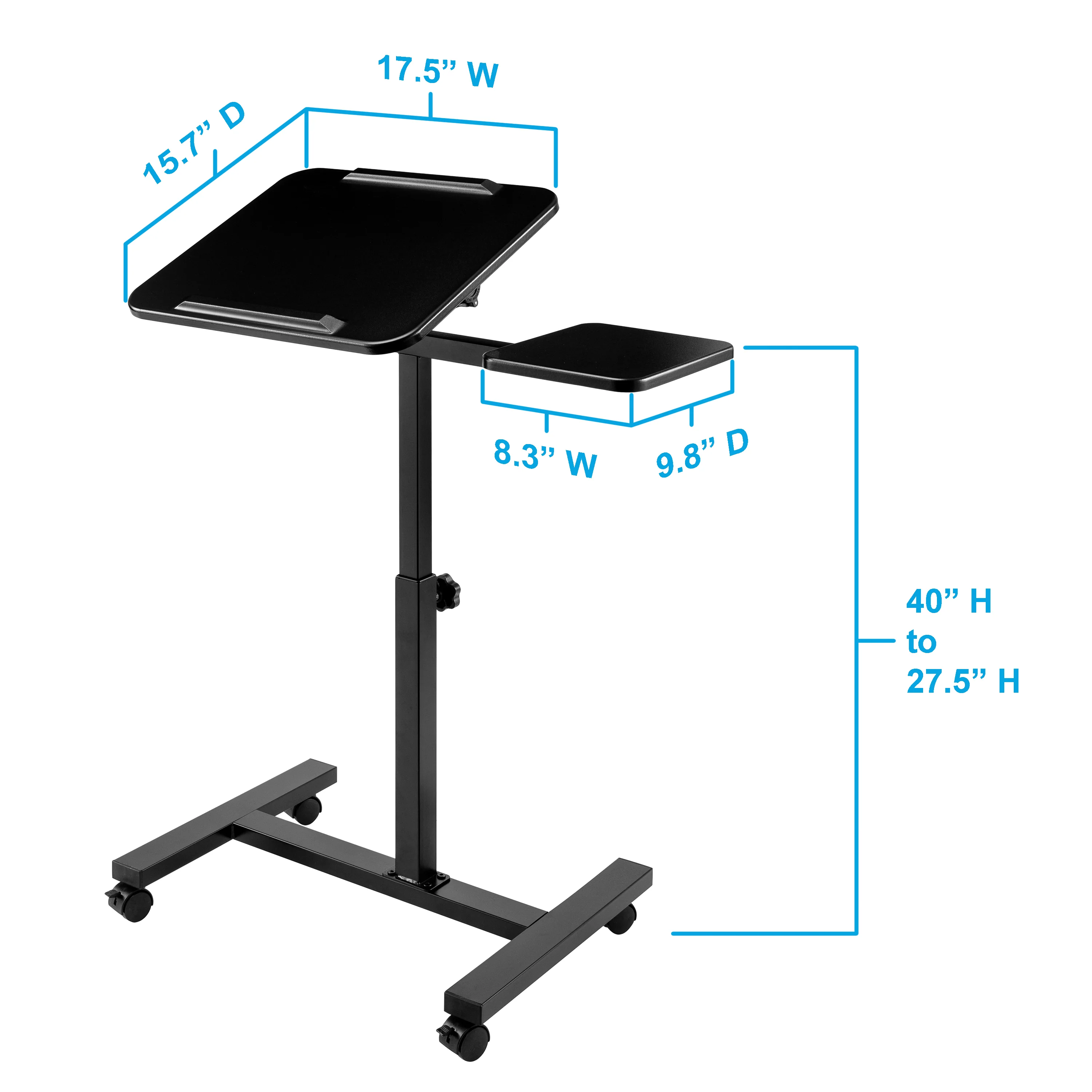 airLIFT® Tilting Mobile Desk Cart - Image 10
