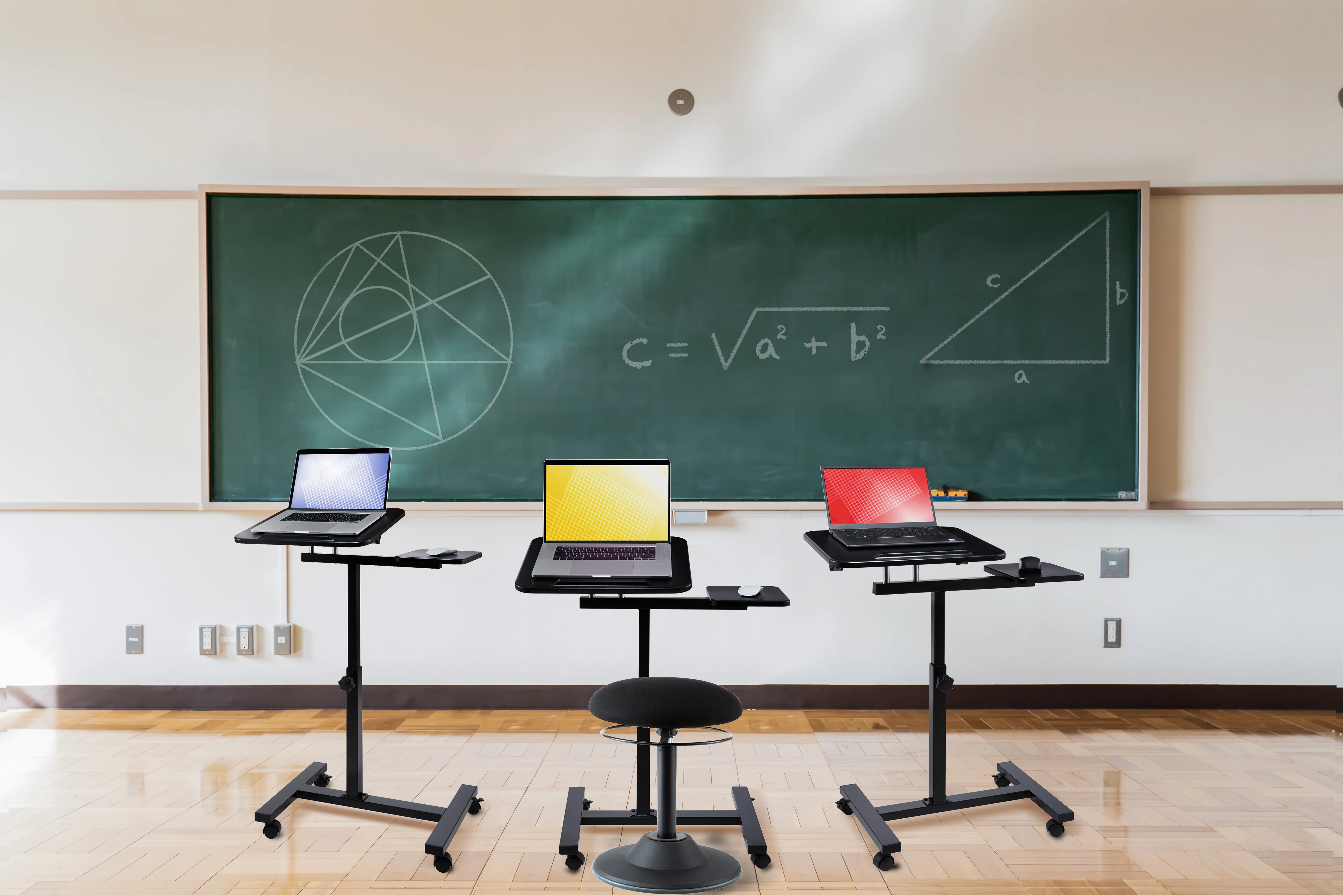 airLIFT® Tilting Mobile Desk Cart - Image 12