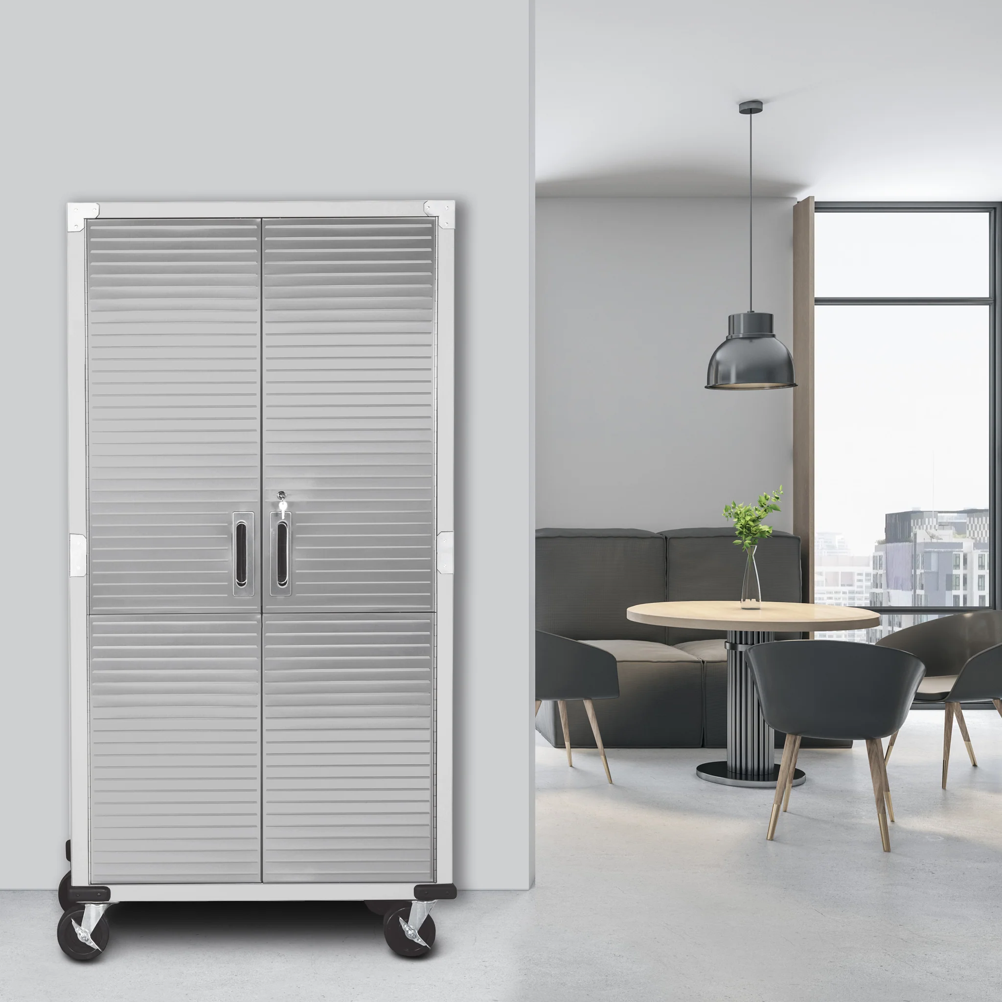 UltraHD® Rolling Storage Cabinet, Granite - Image 13