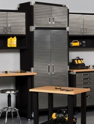 UltraHD® 8-Piece Rolling Storage Cabinet System, Graphite - Image 9