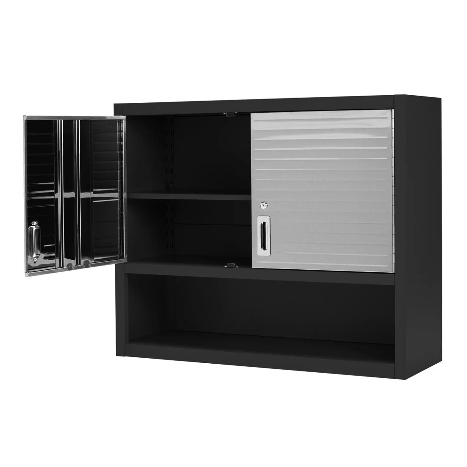 UltraHD® 4-Piece Storage Cabinet System with Lighted Workbench - Image 5