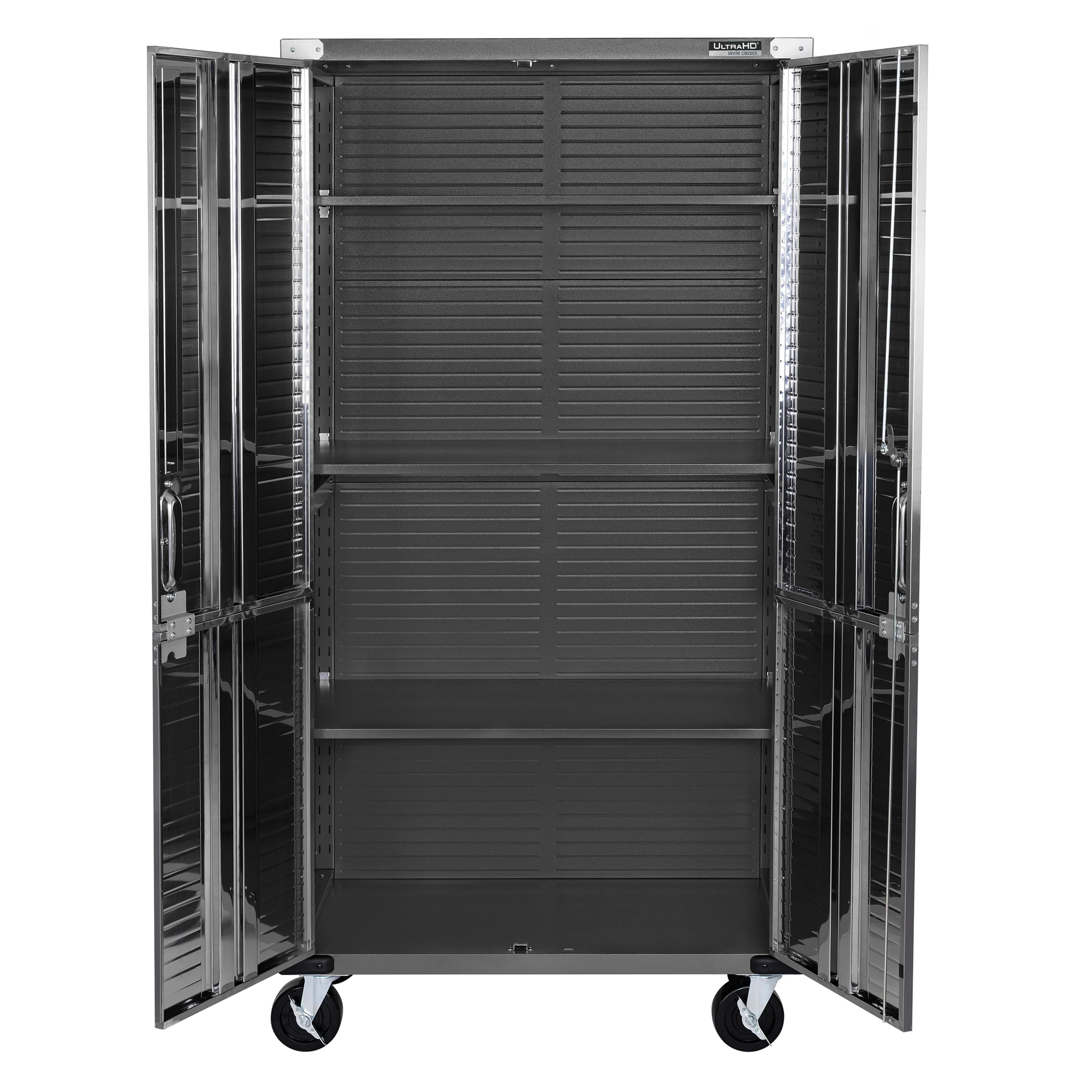 UltraHD® 4-Piece Storage Cabinet System with Workbench - Image 3