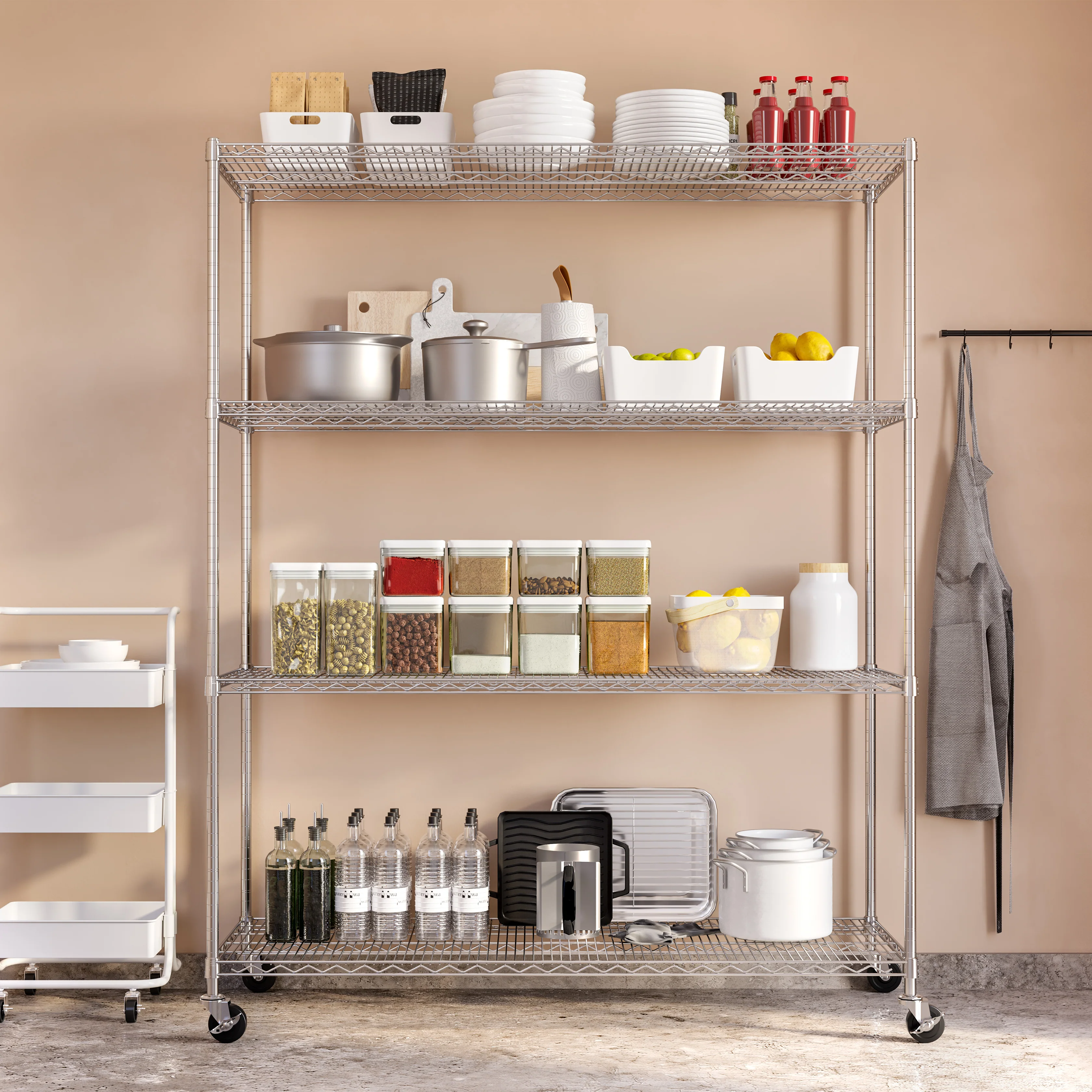 UltraDurable® 4-Tier NSF-Certified Steel Shelving - Image 19