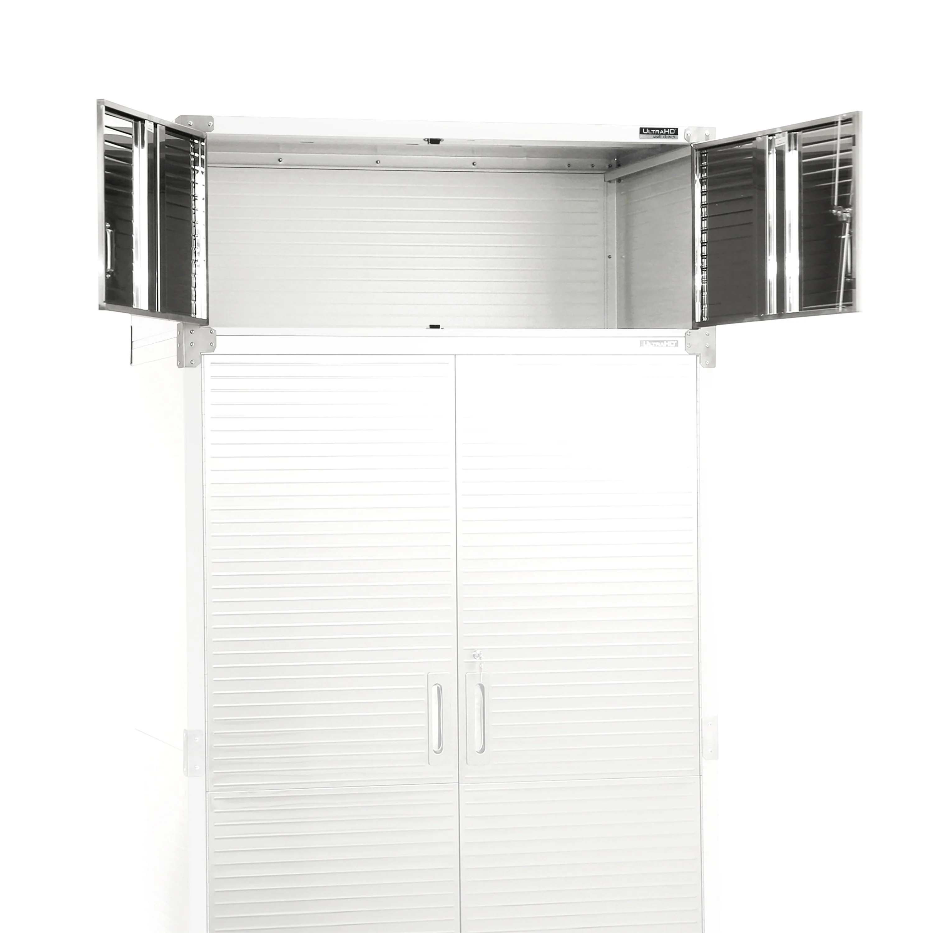 UltraHD® 2-Piece Storage Cabinet Set, White - Image 10
