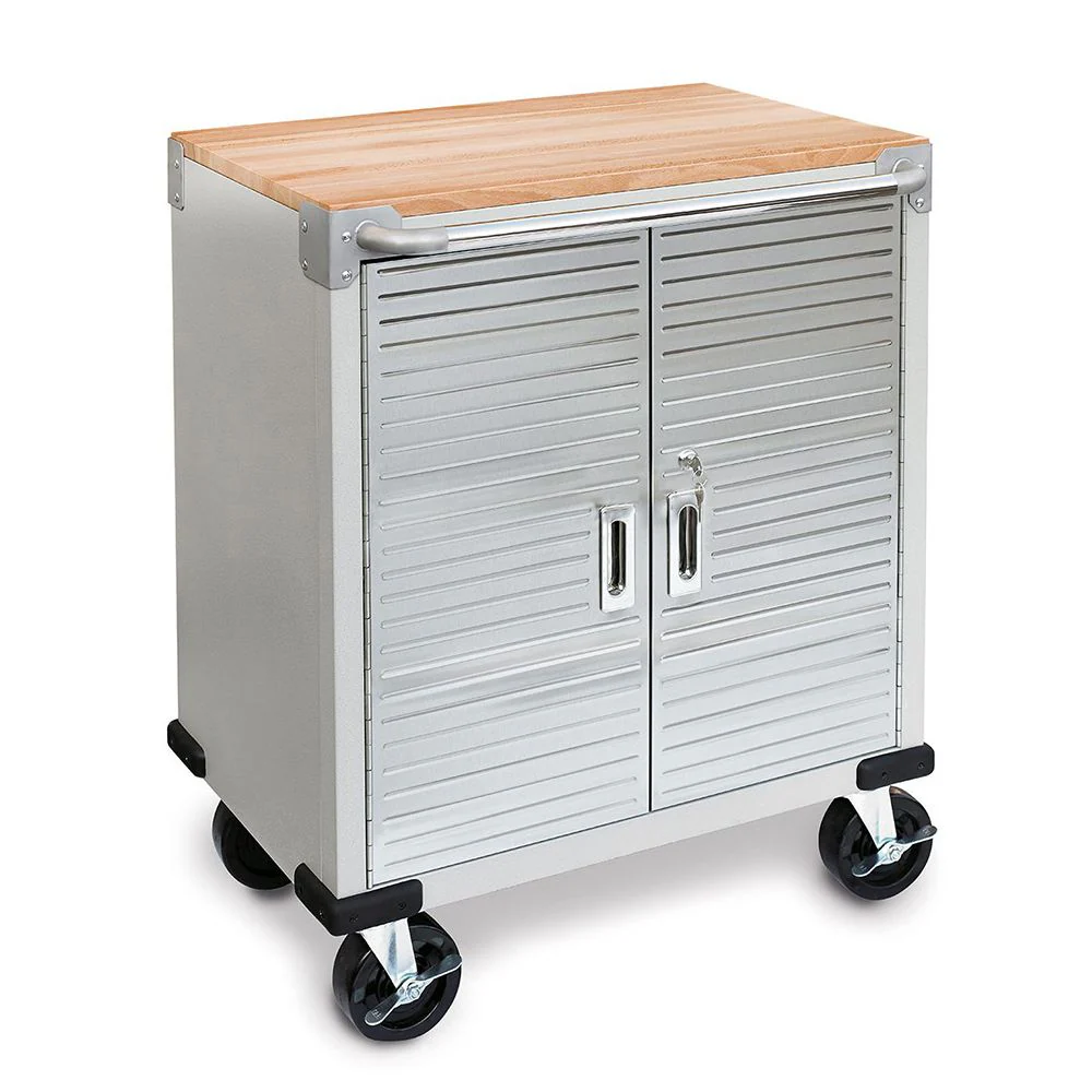 UltraHD® 4-Piece Storage Cabinet System with Workbench - Image 7