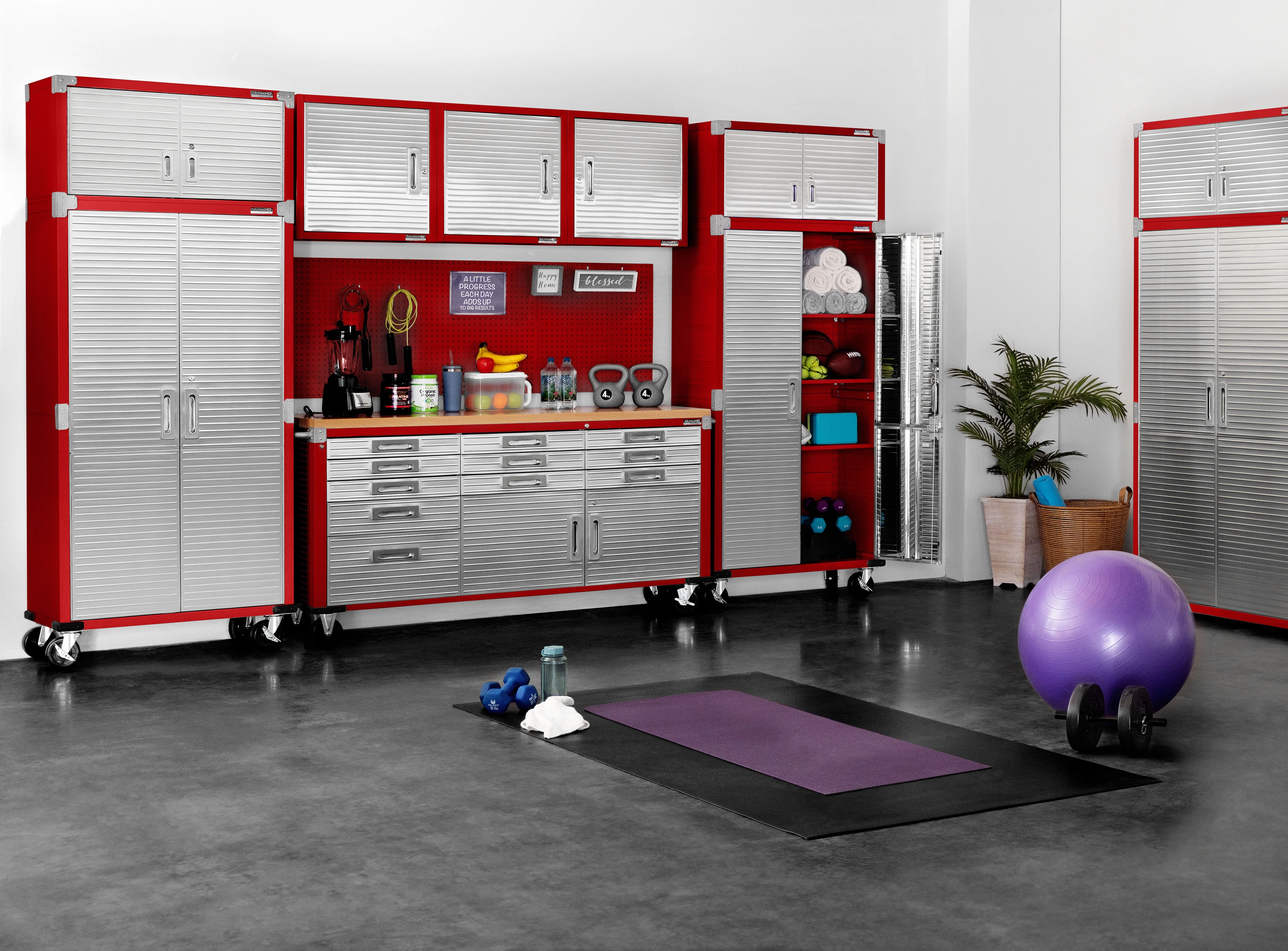 UltraHD® 8-Piece Rolling Storage Cabinet System - Image 48
