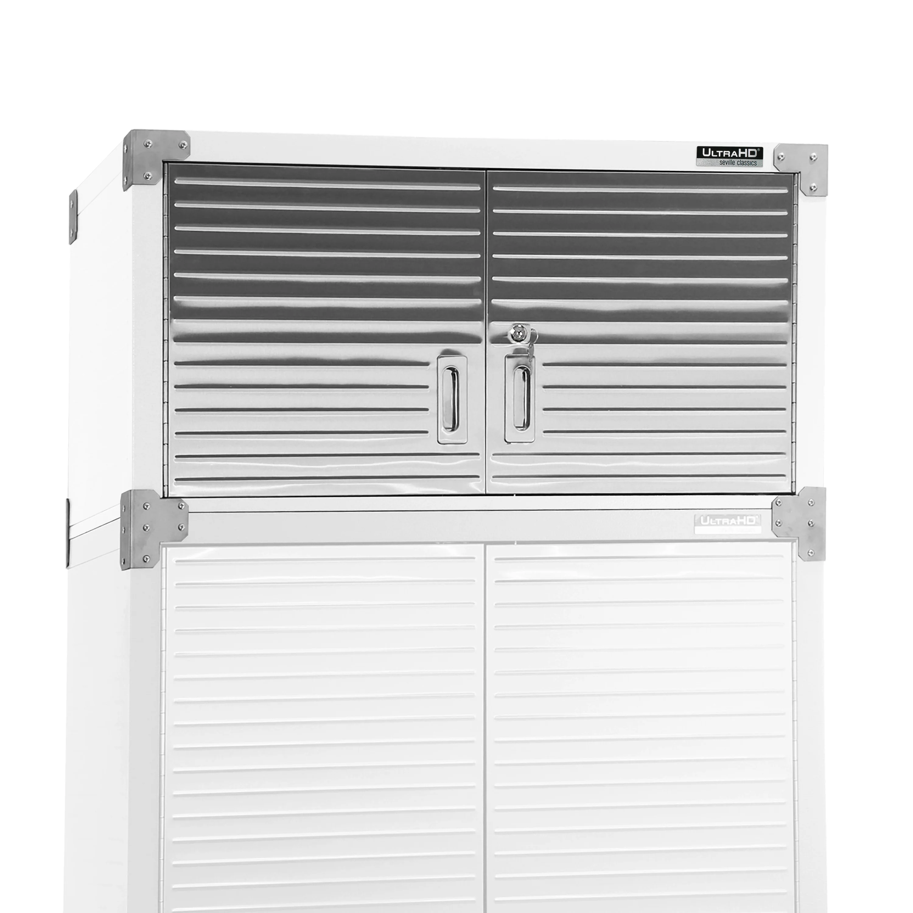 UltraHD® 8-Piece Rolling Storage Cabinet System, White - Image 7