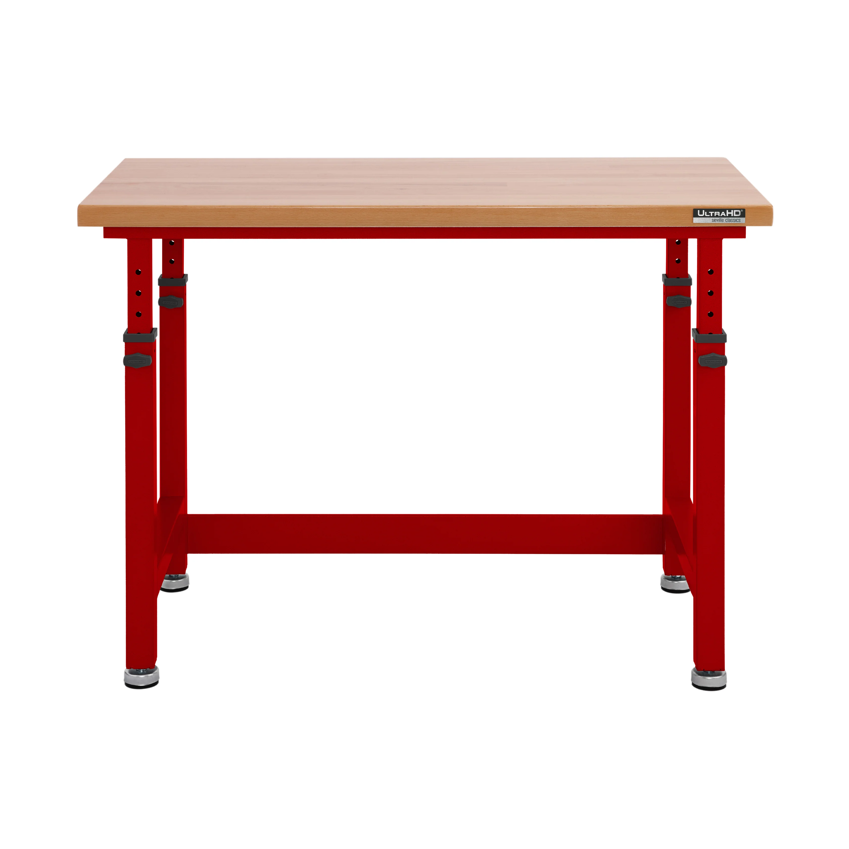 UltraHD® Height Adjustable Workbench, Red - Image 12