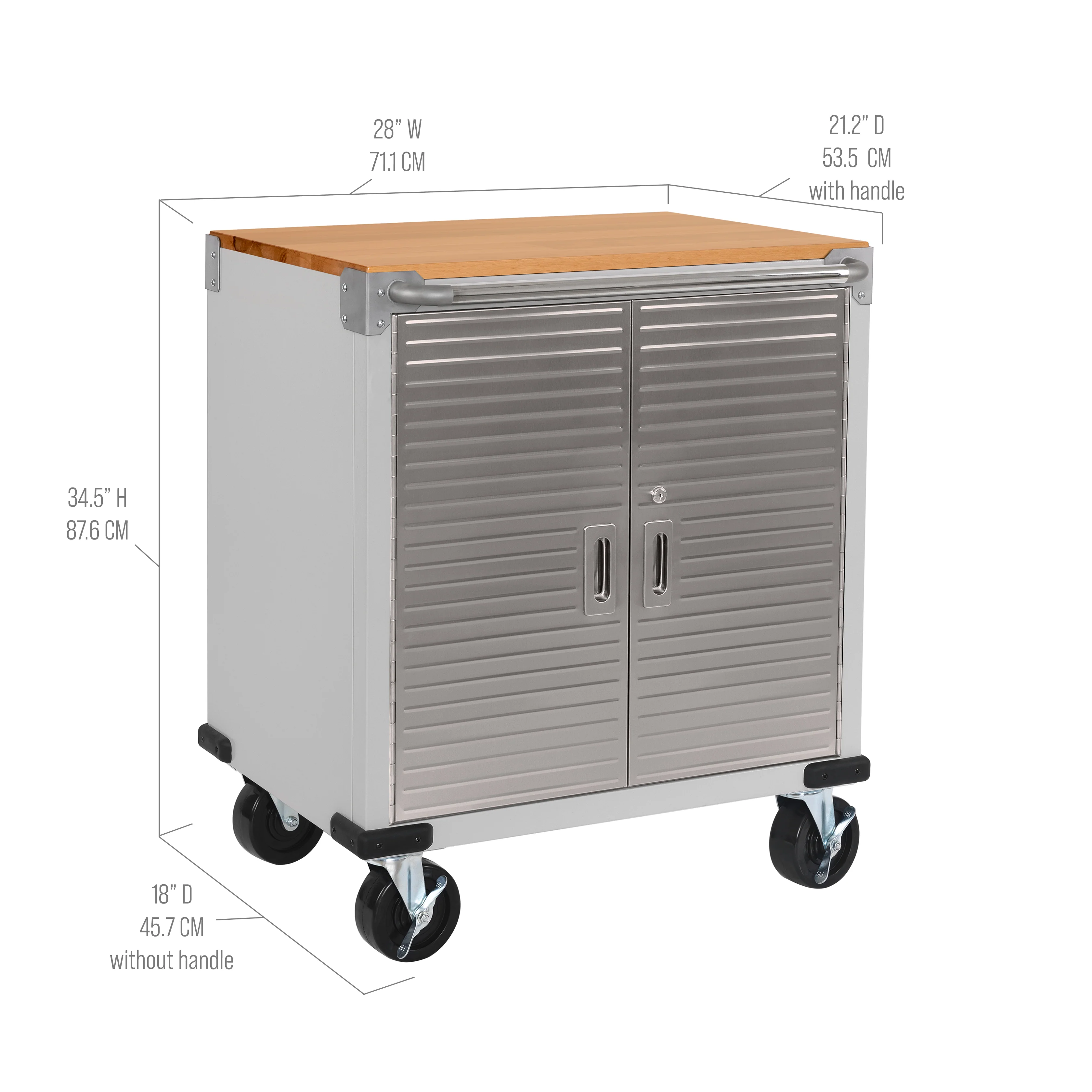 UltraHD® 2-Door Rolling Cabinet - Image 3